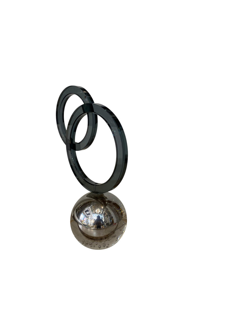 Eclipse Harmony Modern Crystal Sculpture