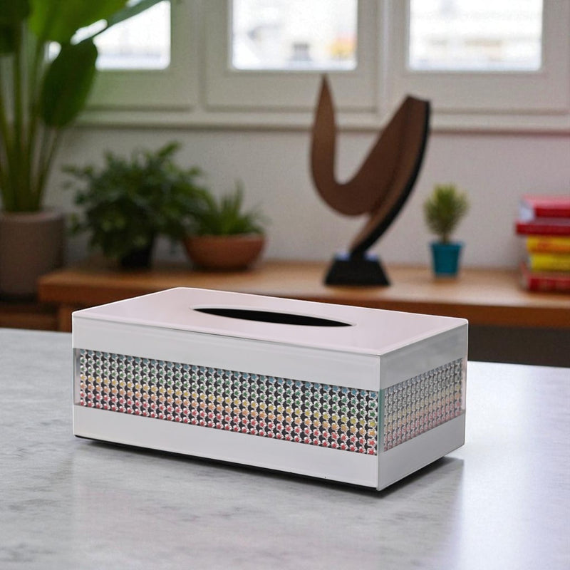 Crystal Glass Tissue Box