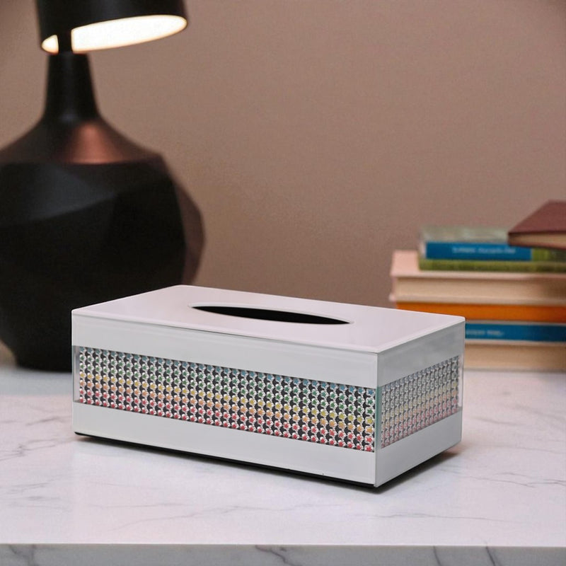 Crystal Glass Tissue Box