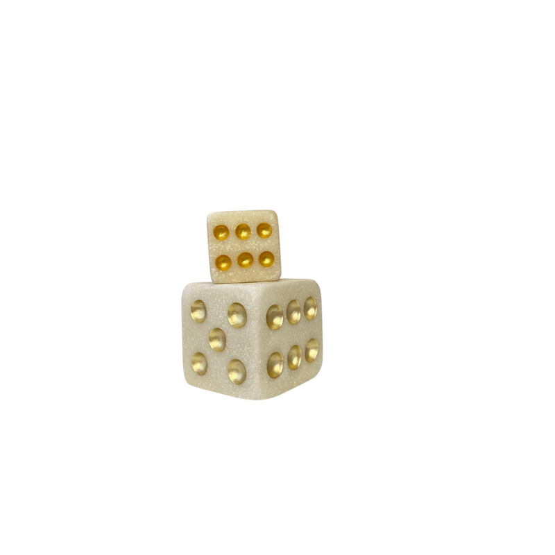 Golden Symmetry Cubes – Fibre Dices Ornament