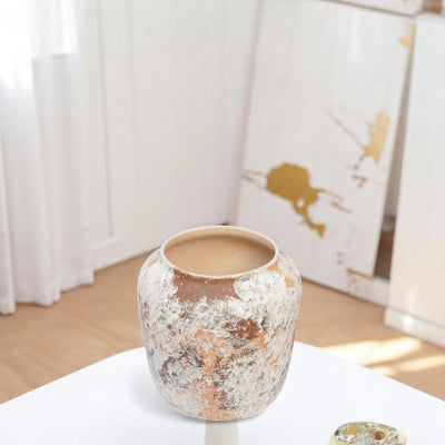 Frosted Terra Ceramic Vase Set