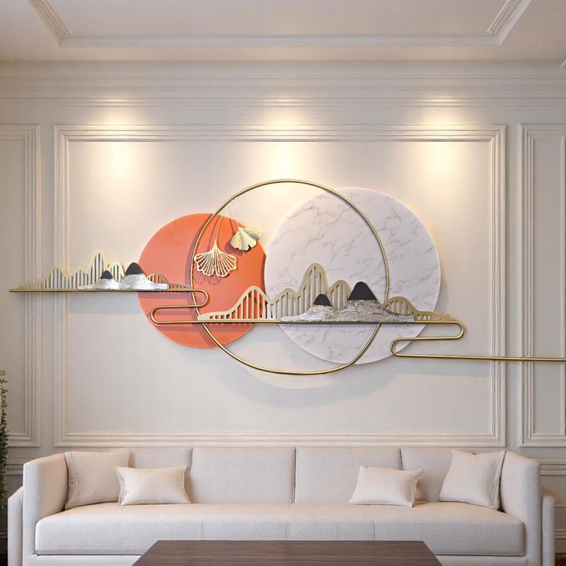 Metallic  Horizon – Wall Motive
