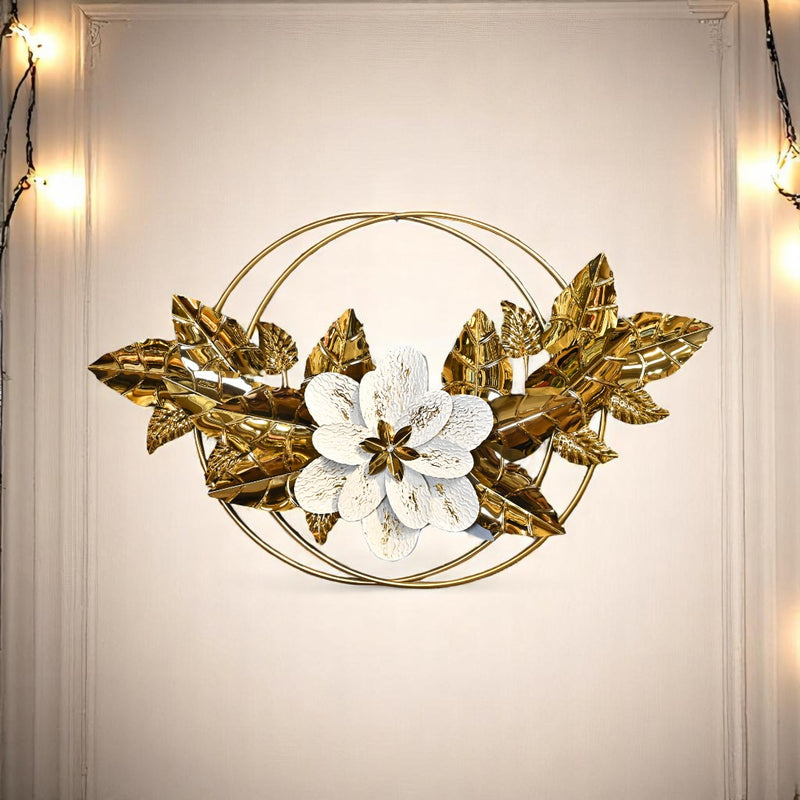brass Golden Bloom Embrace