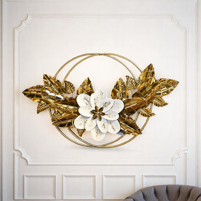 brass Golden Bloom Embrace