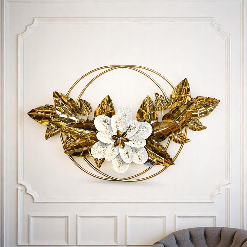 brass Golden Bloom Embrace