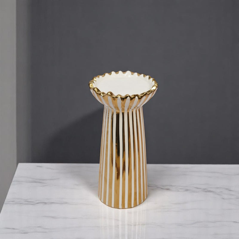 Ceramic Glow Candle Stands Set