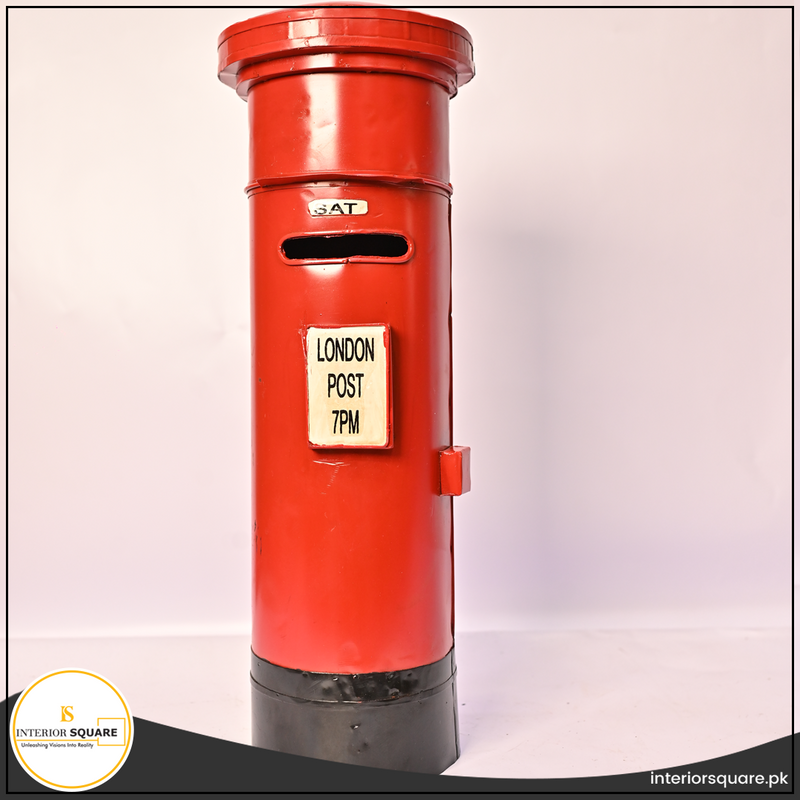 London Post Vintage Mailbox Decor