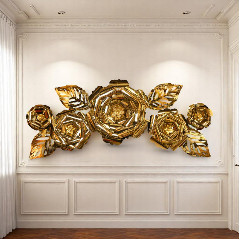Regal Rose Symphony Brass Wall Motive