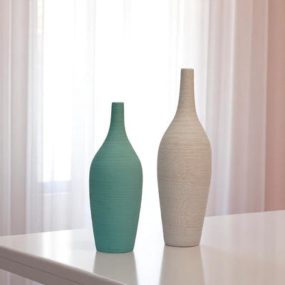 White Art Ceramic Flower Vase