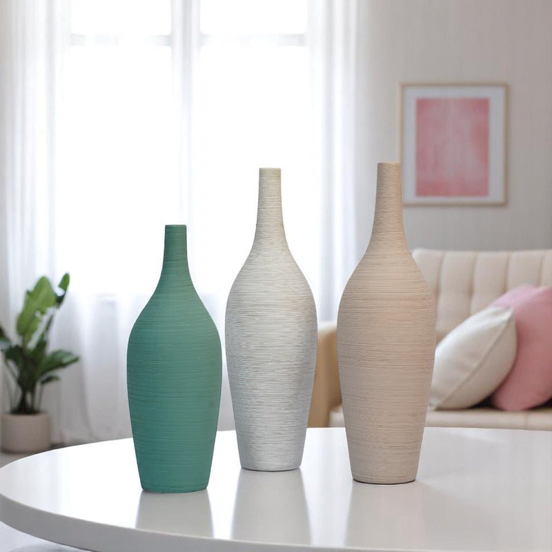White Art Ceramic Flower Vase