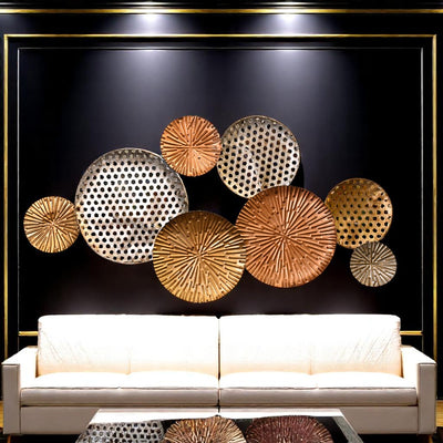 Abstract Multi-Plated Wall Motive