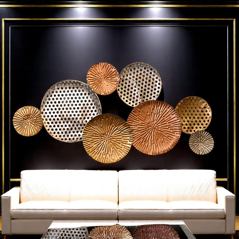 Abstract Multi-Plated Wall Motive