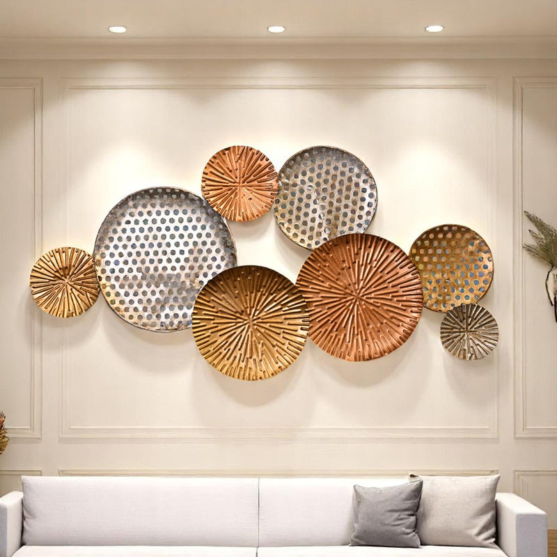Abstract Multi-Plated Wall Motive