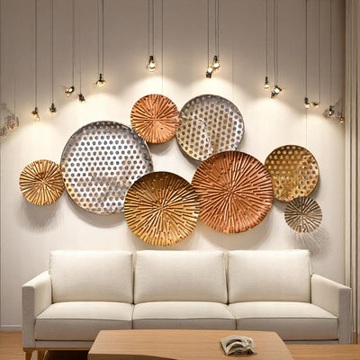 Abstract Multi-Plated Wall Motive