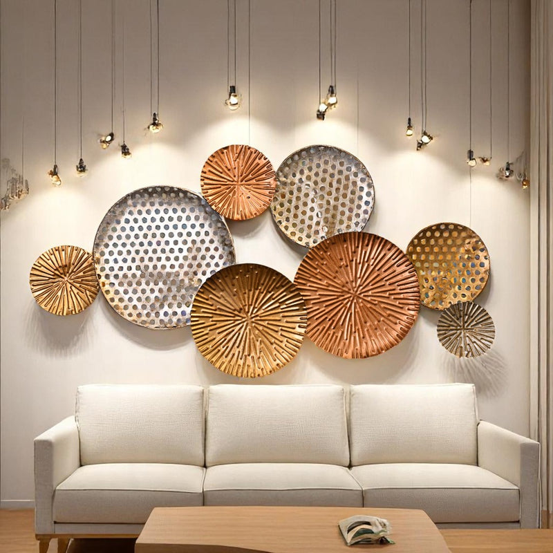 Abstract Multi-Plated Wall Motive