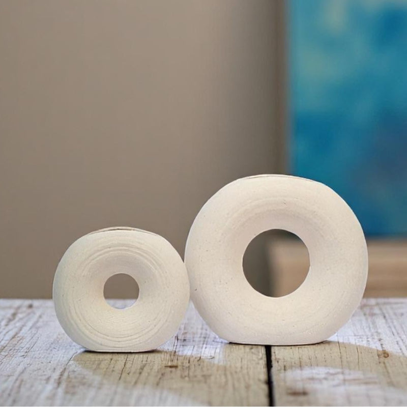 Donut Nordic Ceramic Vases