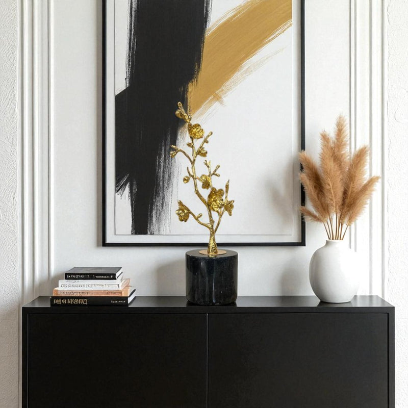 Delicate Metallic Tree Decor