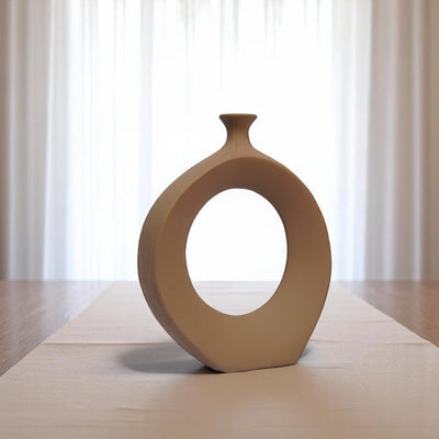 Ethereal Loop Ceramic Vase Set