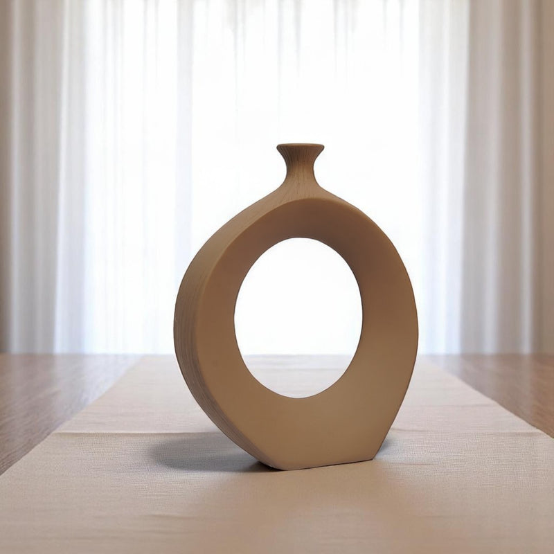 Ethereal Loop Ceramic Vase Set