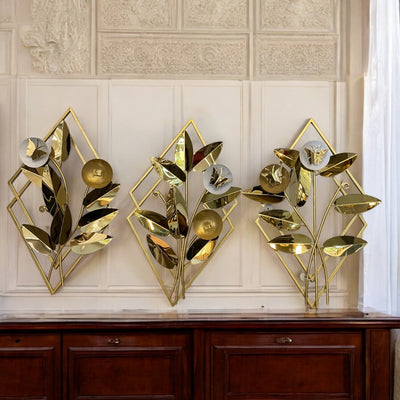 Stainless Steel Decorative Wall Art Pieces – Each