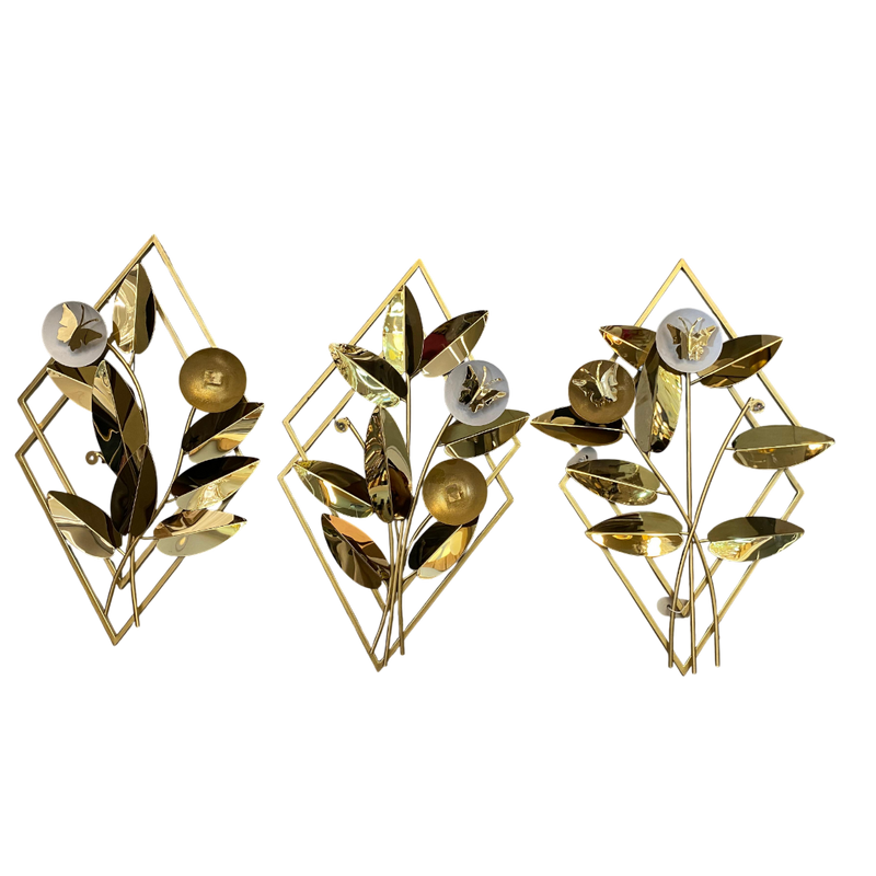 Stainless Steel Decorative Wall Art Pieces – Each