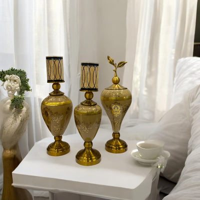 Vintage Versace Brass Candle Holder