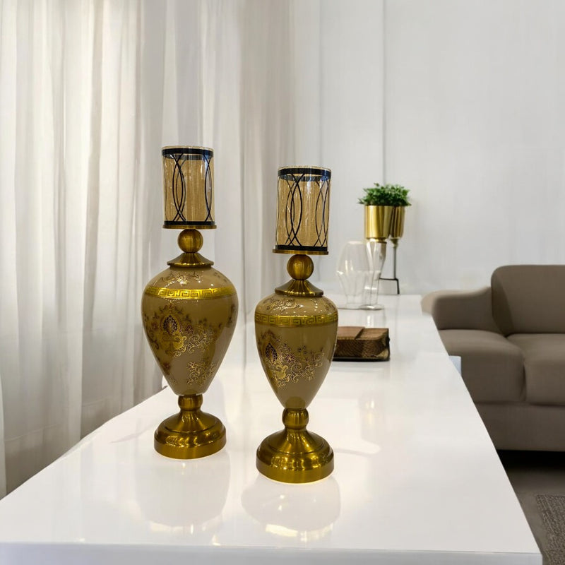 Vintage Versace Brass Candle Holder