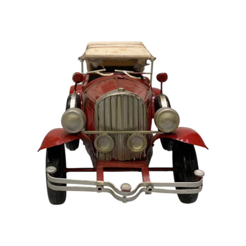 Metallic Vintage Convertible Car Model