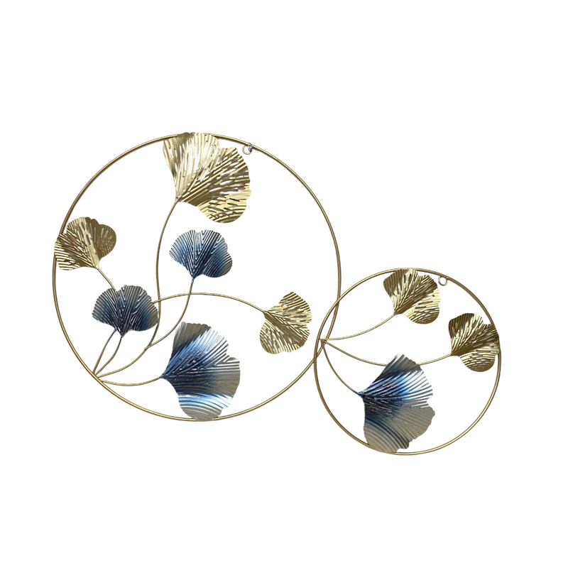 Metallic Round Decorative Wall Motive