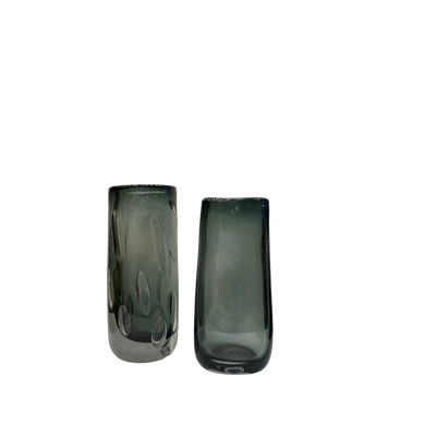 Luxury Grey Gradient Glass Vases