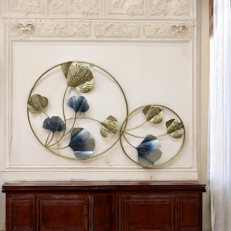 Metallic Round Decorative Wall Motive