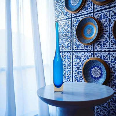 Sleek Tall Glass Vases