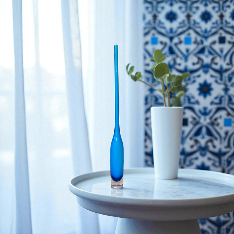 Sleek Tall Glass Vases