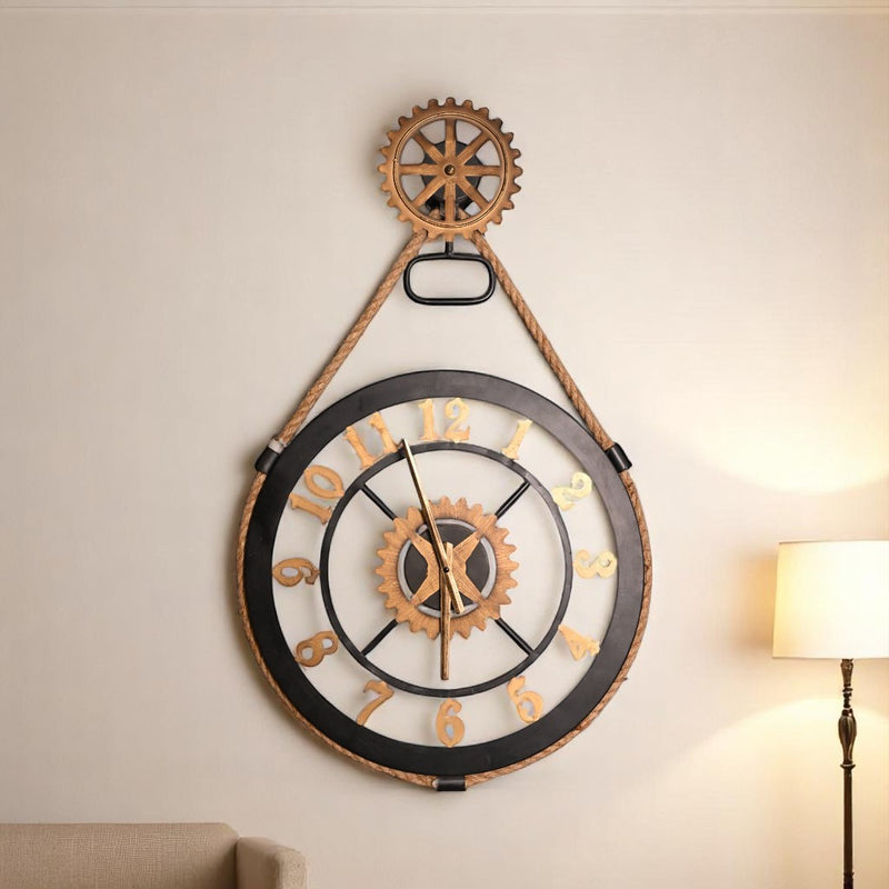 Ecliptica Luxe Metallic Wall Clock