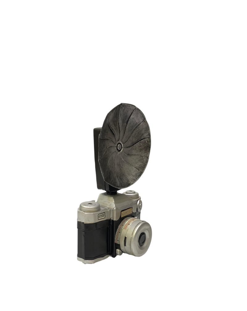 Metallic Vintage Flash Camera Model