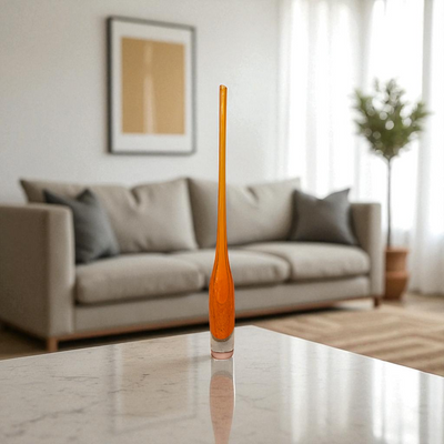 Sleek Tall Glass Vases