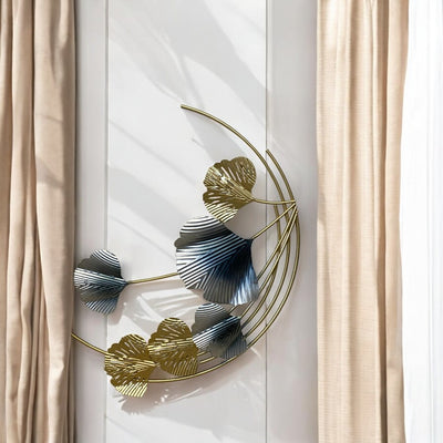 Round Shape Leaf Wall Art