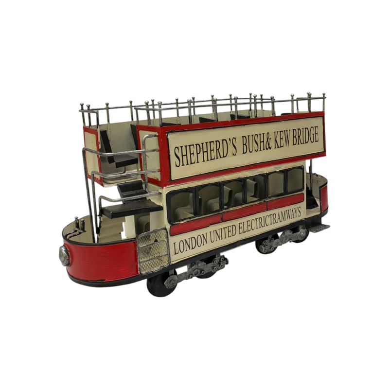 Metallic Vintage Double Tram Model