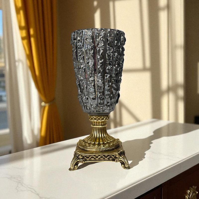 Pair of Cut-Glass Murano Bowls