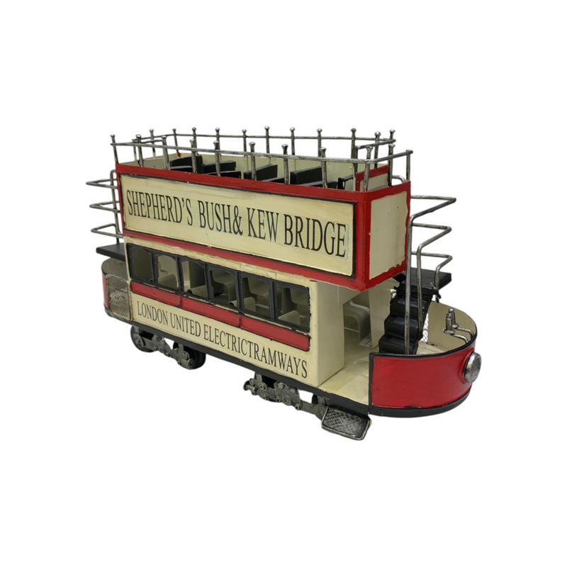 Metallic Vintage Double Tram Model
