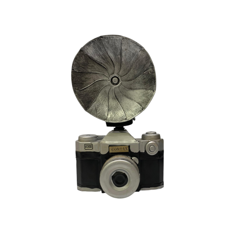 Metallic Vintage Flash Camera Model