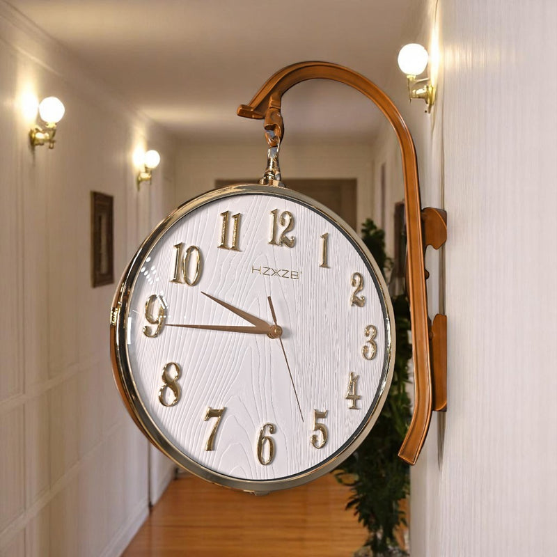 Modern Deer Double Sided Wall Clock