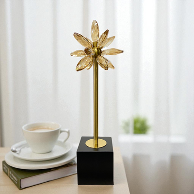 Crystal Flower Table Decor