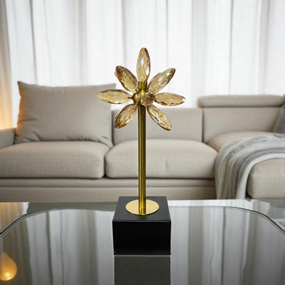 Crystal Flower Table Decor