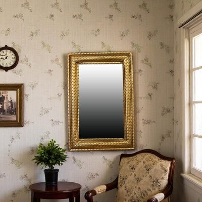 Metallic  FloraLuxe Mirror