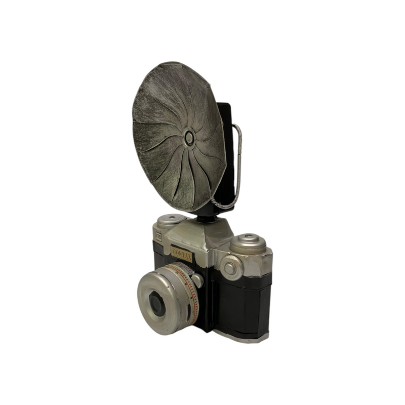 Metallic Vintage Flash Camera Model