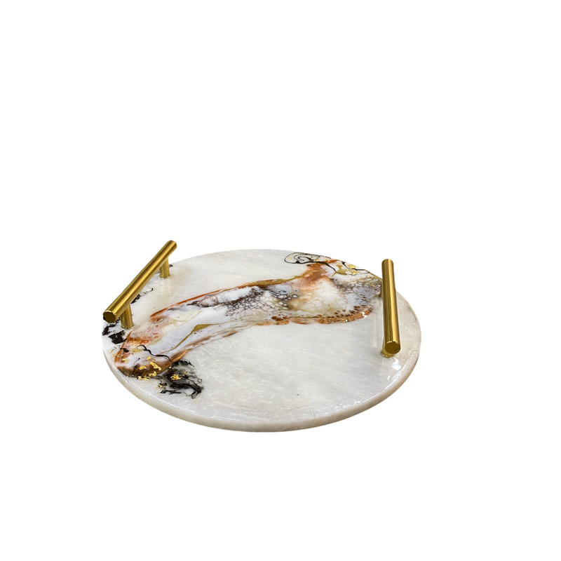 Modern Resin-Art Vanity Tray