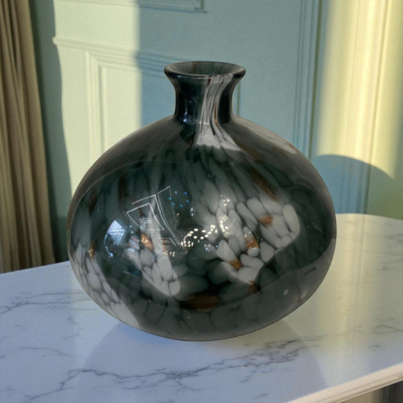 Ocean Veil Heavy Glass Vases