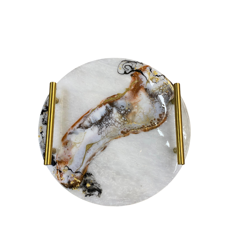 Modern Resin-Art Vanity Tray