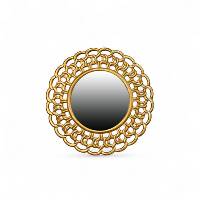 Heavy Fiber Circular Frame Wall Mirror